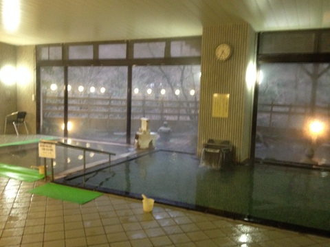 眺めの良い浴室と露天風呂