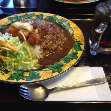 ランチのコロッケカレー500円