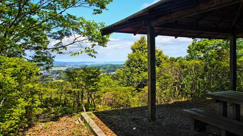 赤蔵山山頂展望台より