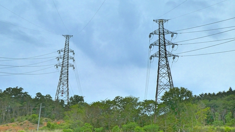北大阪変電所 南西側2本