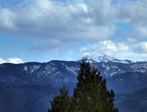 危なっかしいが景色はいい。大門山