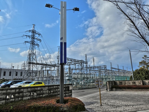 北金沢変電所 77kVエリア側より