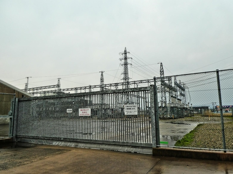 小松変電所 安宅線1番鉄塔