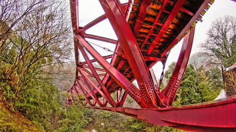鶴仙渓あやとりばし