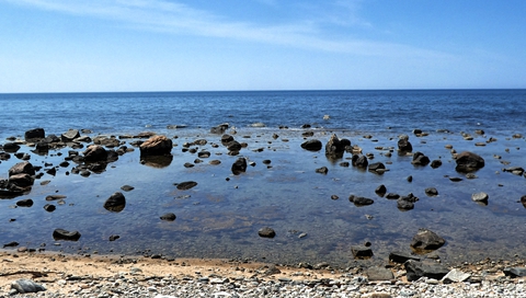 海沿いはこんな景色も
