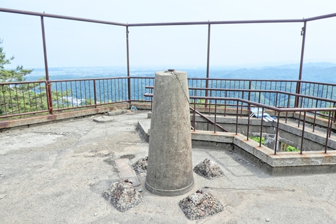 展望台屋上。360度の絶景パノラマ