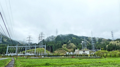 越前変電所 東側