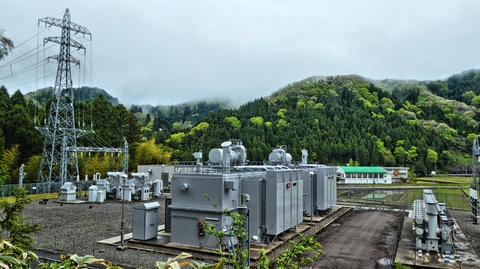 越前変電所 西側77kVブロック