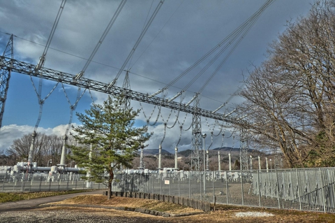 加賀変電所 東側500kV開閉所