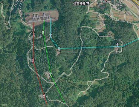 加賀変電所(東)接続図