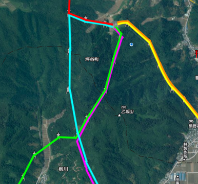 丹生変電所接続図 周辺
