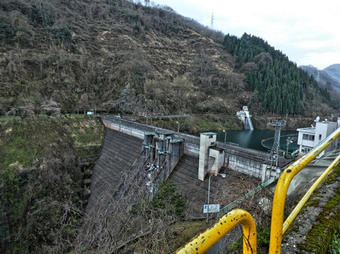 内川ダム到着、下りはここまで