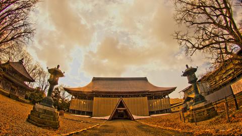 改修中勝興寺本堂